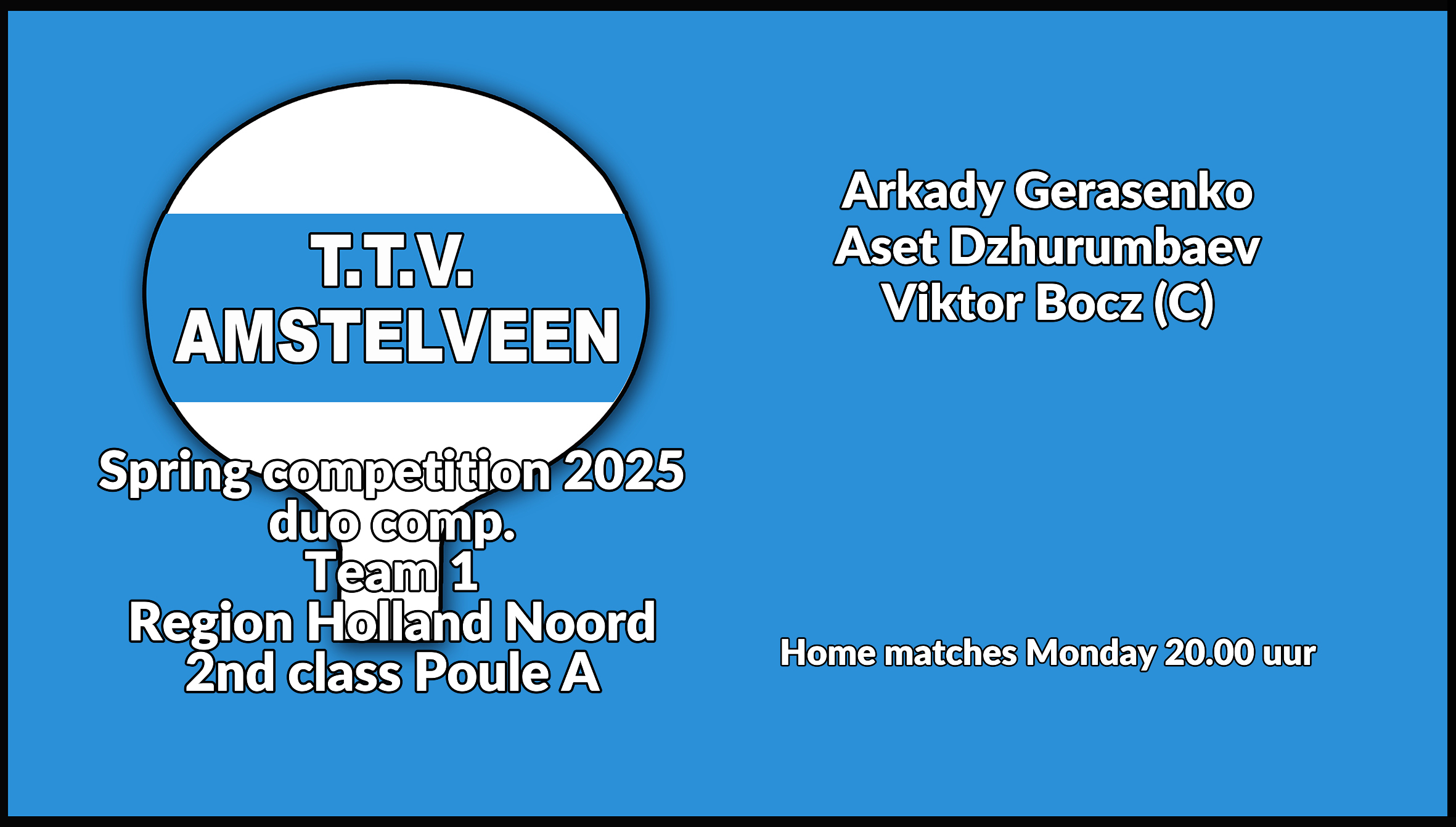 competitie voorjaar 2025