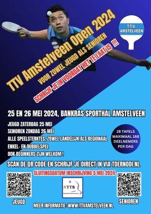 Flyer TTV Amstelveen Open